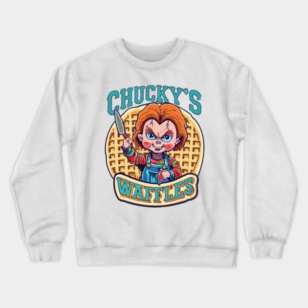 Chucky's Waffles Crewneck Sweatshirt by Jason's Finery